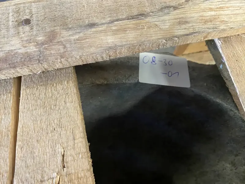 Product image 4 of the product “Water basin made of river stone. Model 8, approx. 55 x 55 x 15cm height. ”